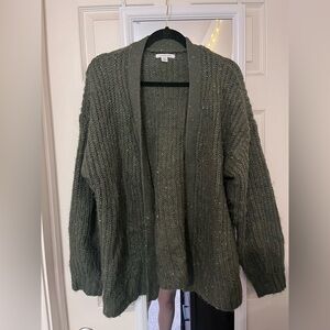 American Eagle Army Green Cardigan